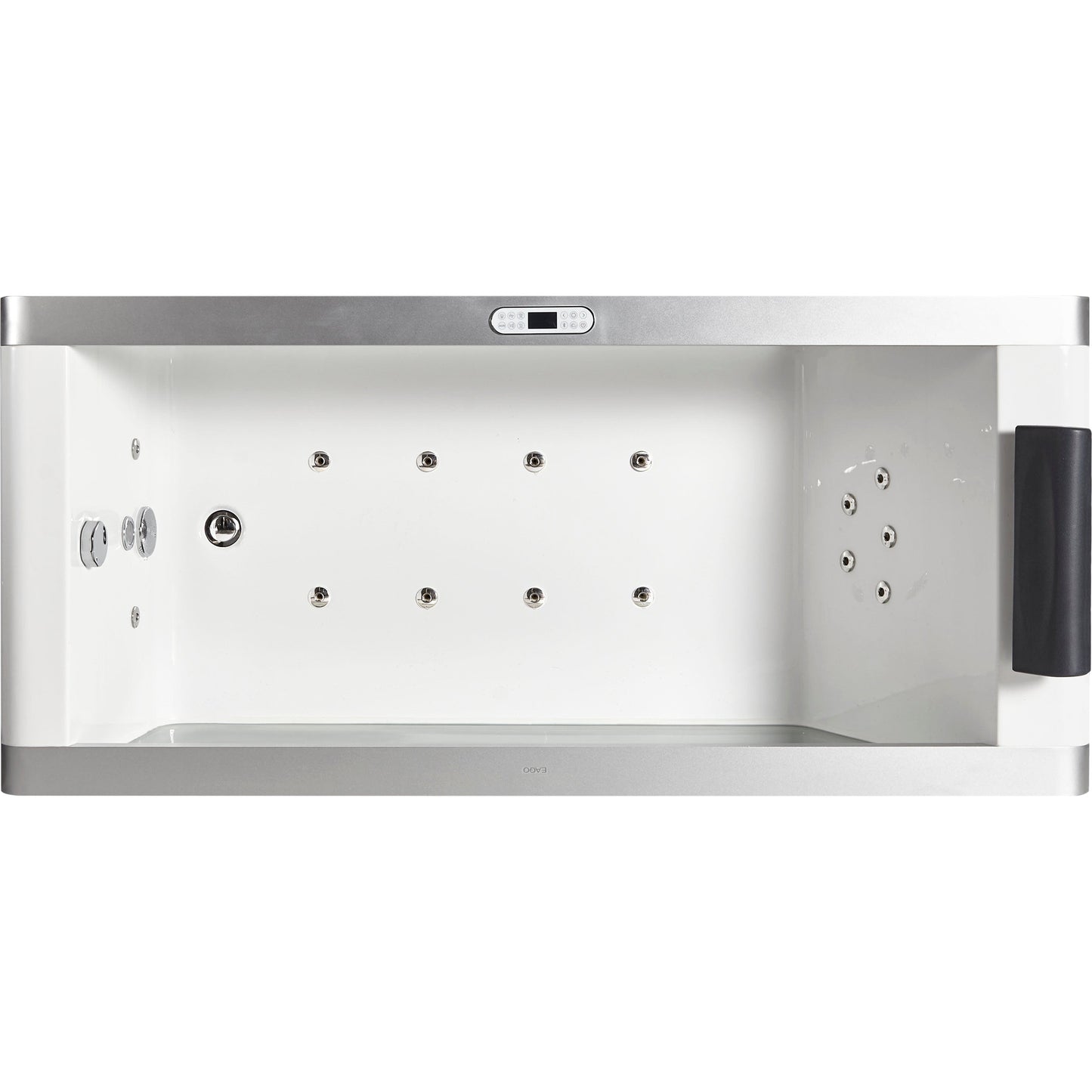 Eago Whirlpool 6 ft Rectangular Acrylic White Bathtub