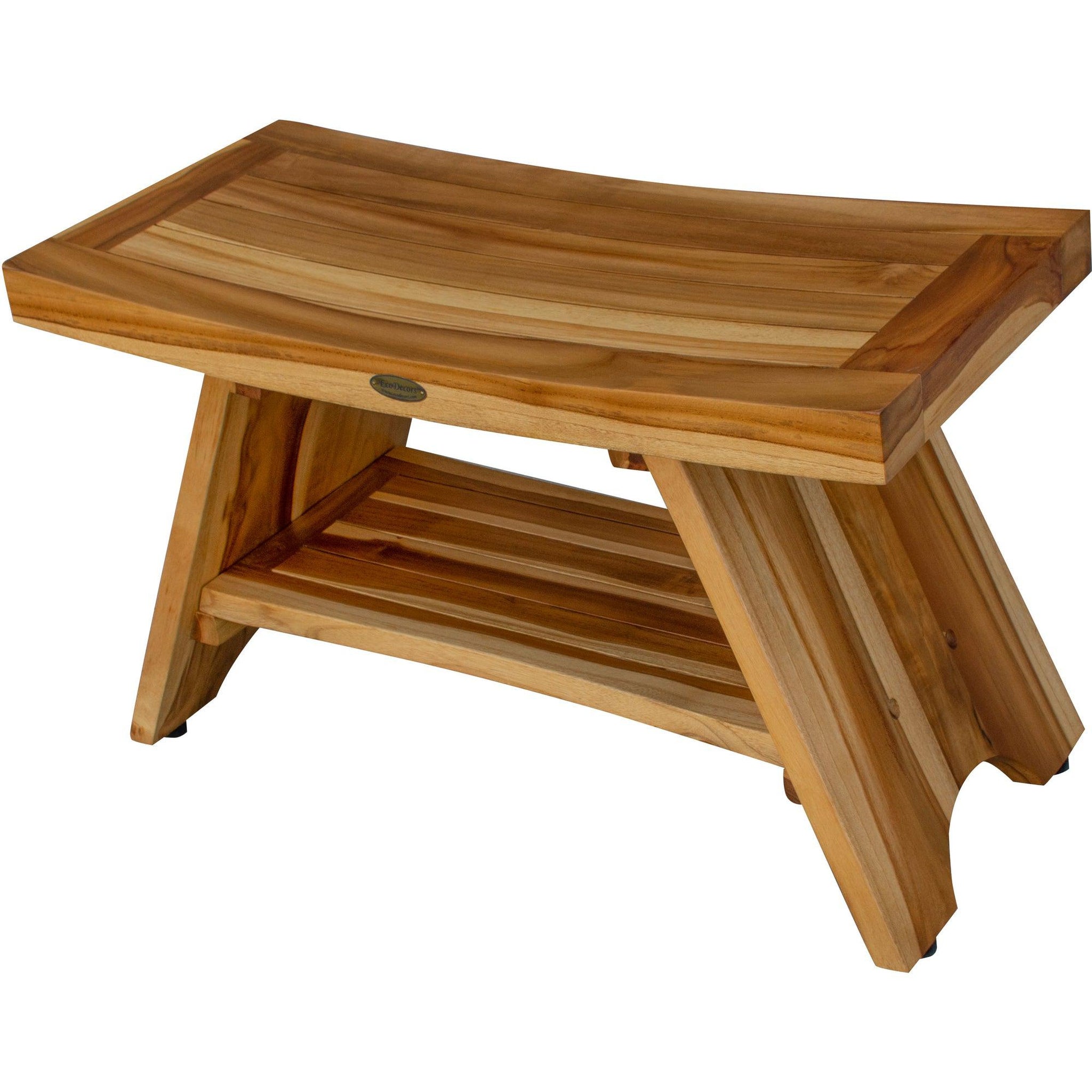 Teak wood best sale shower stool