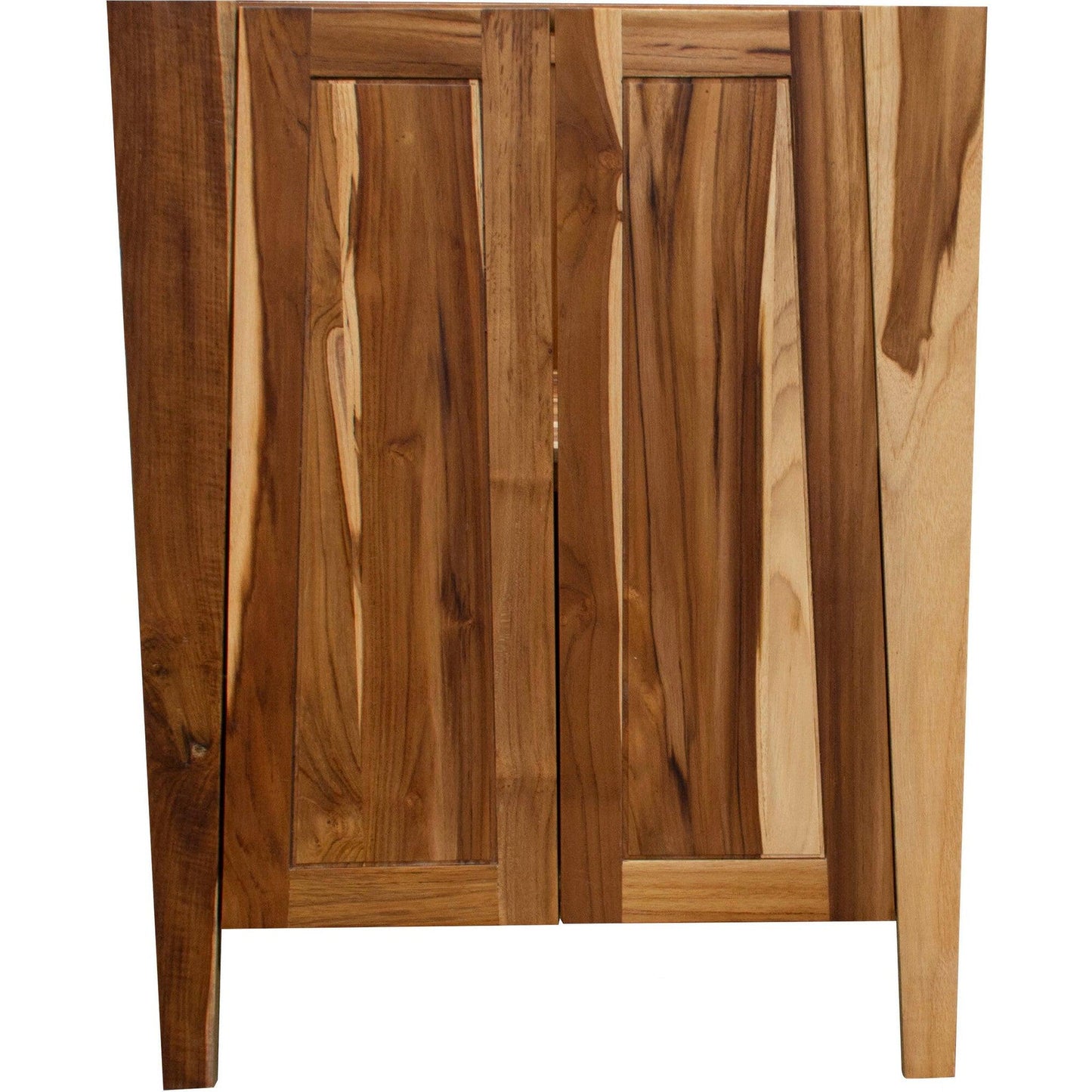 EcoDecors Significado 24" EarthyTeak Solid Teak Wood Fully Assembled Freestanding Vanity Base