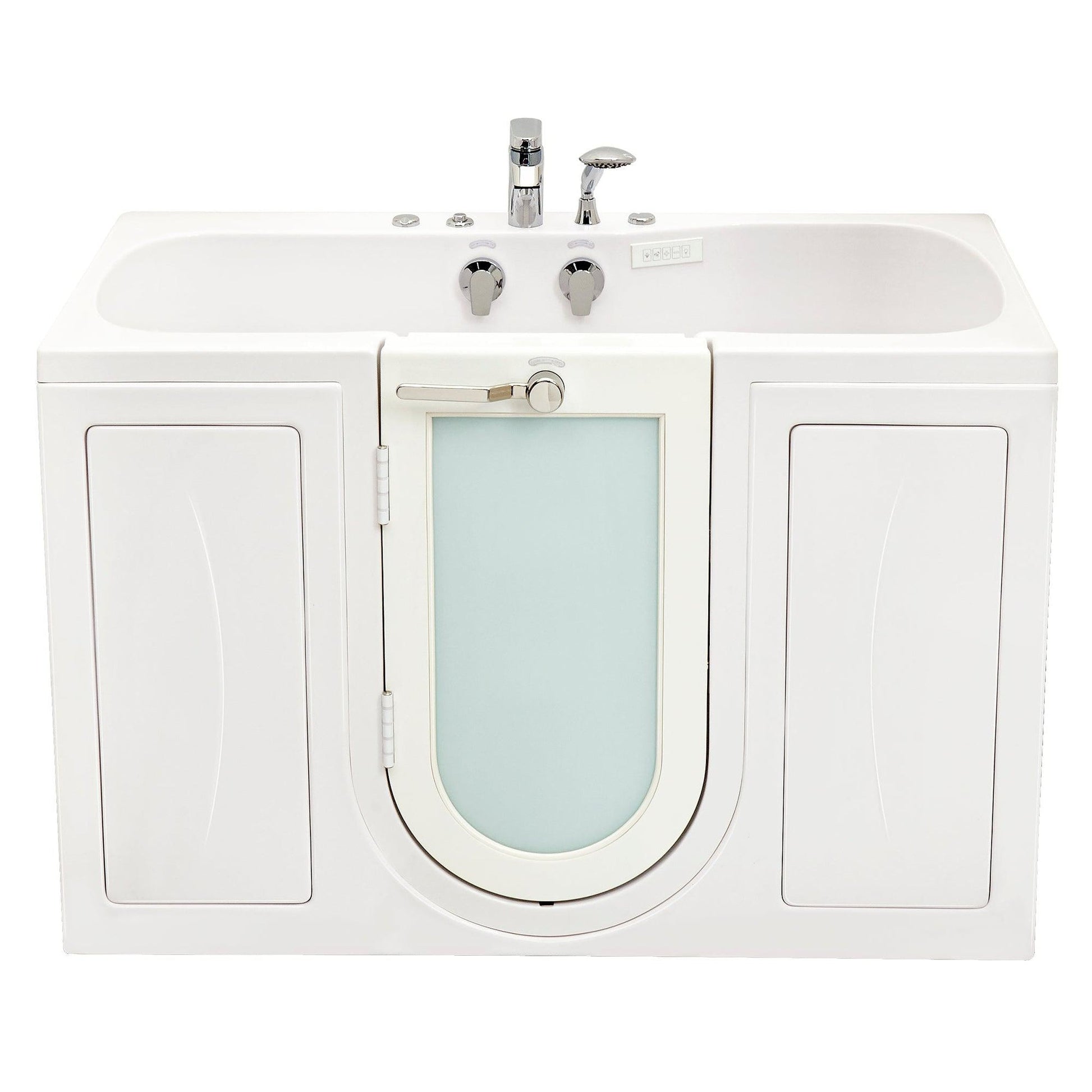 Ella Tub4Two 32 x 60 Hydro + Air Massage w/ Independent Foot Massage Acrylic Two Seat Walk in Tub Left Door