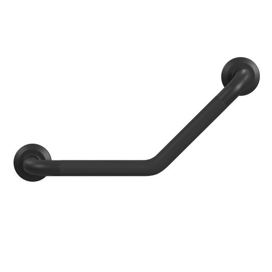 PULSE ShowerSpas Ergo Stainless Steel Matte Black Angle Bar