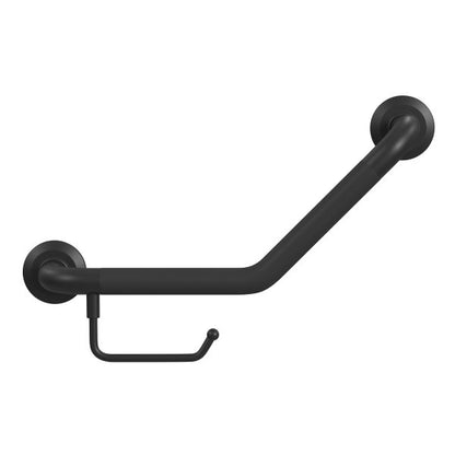 PULSE ShowerSpas Ergo Stainless Steel Matte Black Angle Bar