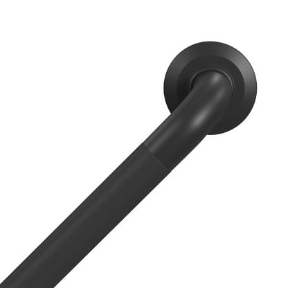 PULSE ShowerSpas Ergo Stainless Steel Matte Black Angle Bar