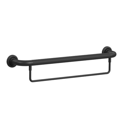 PULSE ShowerSpas Ergo Safety Bar 24" ADA Matte Black Grab Bar