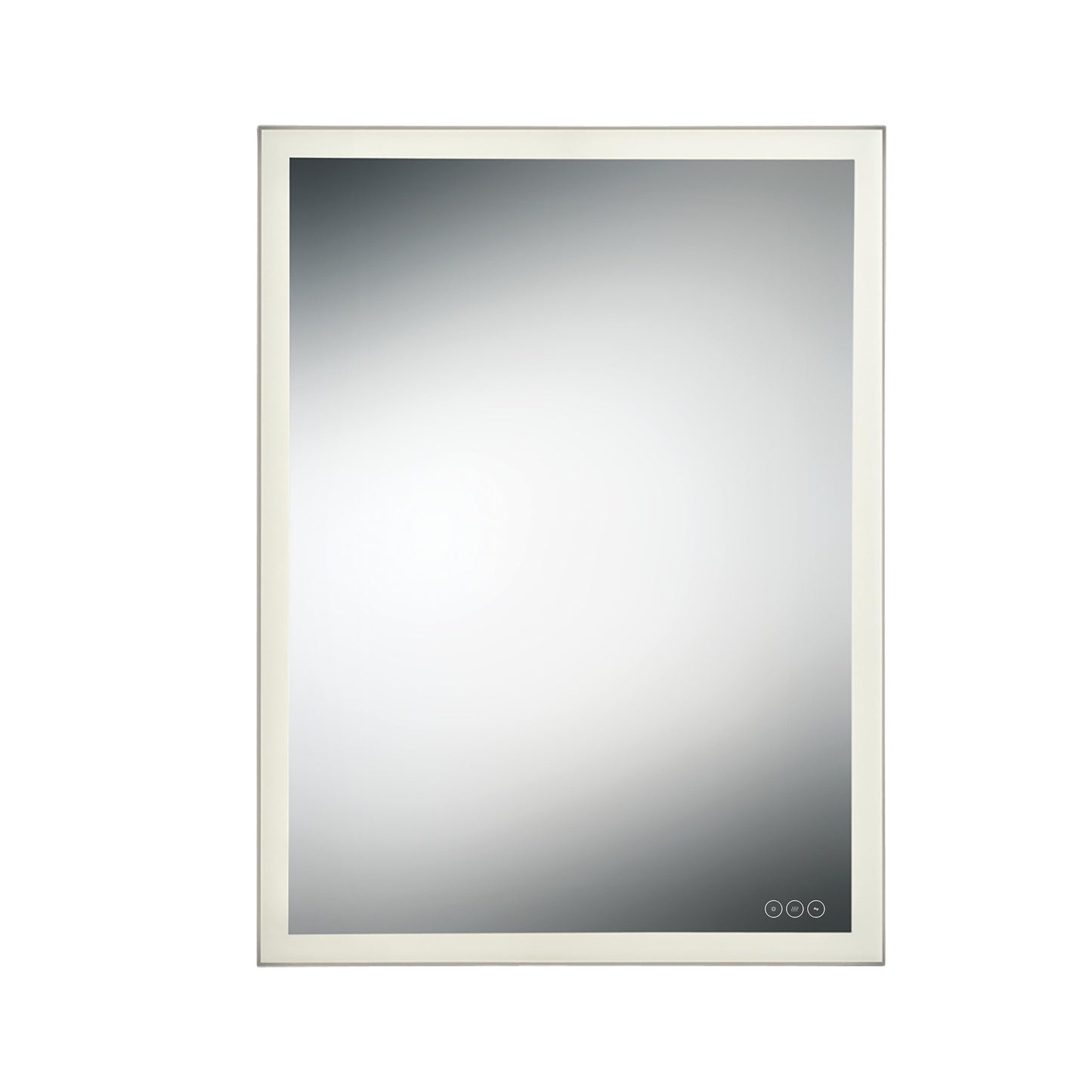 Eurofase Lighting Benji 32" Integrated LED Edge-Lit Anodized Silver Dimmable Rectangle Mirror