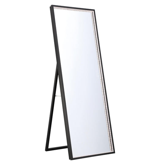 Eurofase Lighting Cerissa 65" Integrated LED Anodized Black Frame Dimmable Mirror