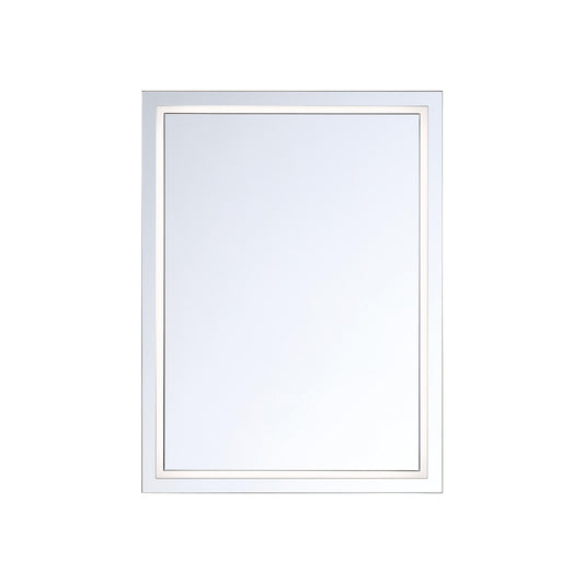 Eurofase Lighting Eris 32" Integrated LED Back-Lit Glass Frame Dimmable Rectangle Mirror