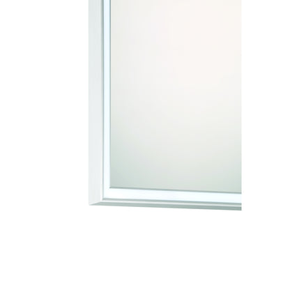 Eurofase Lighting Nixon 32" Integrated LED White Acrylic Anodized Silver Frame Square Mirror