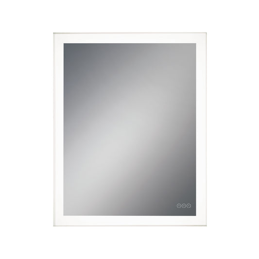 Eurofase Lighting Odessa 35" Integrated LED Edge-Lit Frosted Glass Rectangle Dimmable Mirror