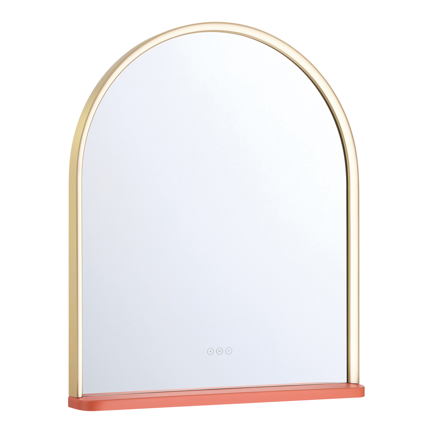 Eurofase Lighting Serin 30" Apricot Brandy Aluminum Glass Mirror Accessory