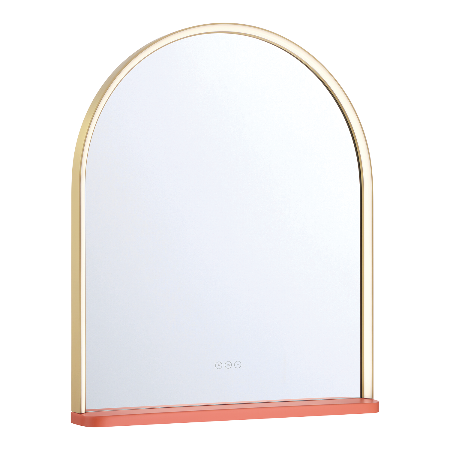 Eurofase Lighting Serin 30" Apricot Brandy Aluminum Glass Mirror Accessory