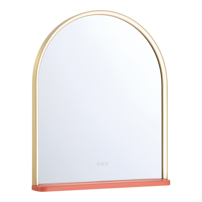 Eurofase Lighting Serin 30" Apricot Brandy Aluminum Glass Mirror Accessory