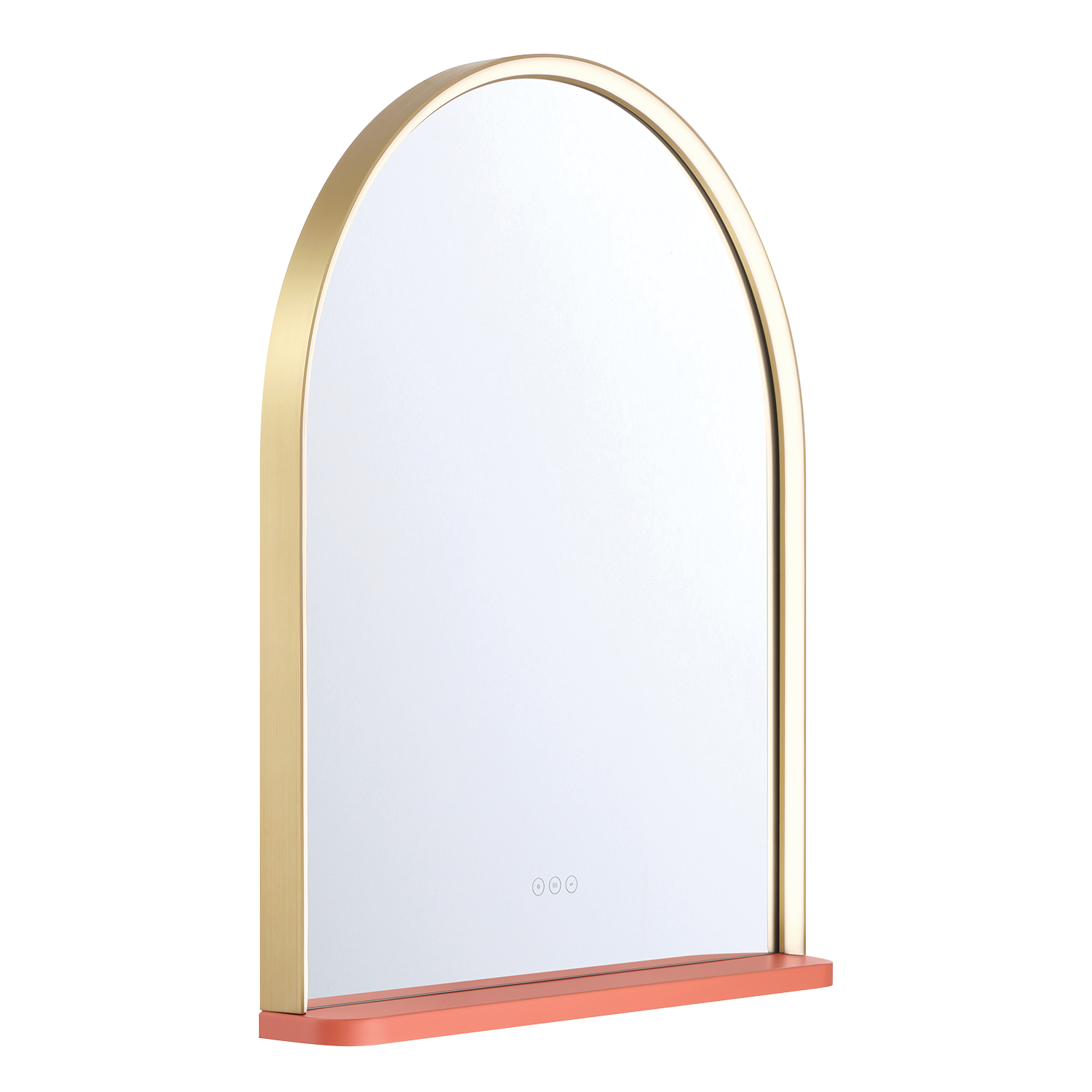 Eurofase Lighting Serin 30" Apricot Brandy Aluminum Glass Mirror Accessory