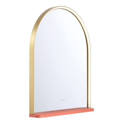 Eurofase Lighting Serin 30" Apricot Brandy Aluminum Glass Mirror Accessory