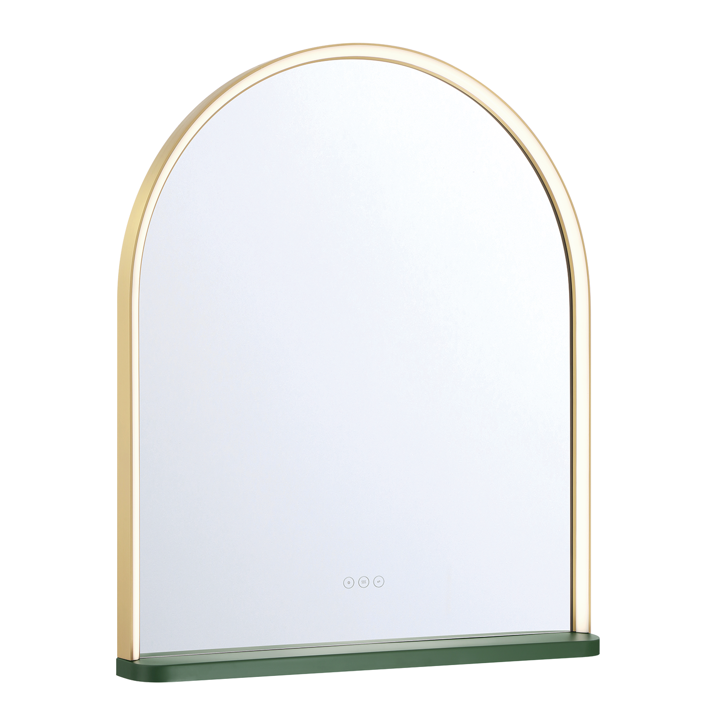 Eurofase Lighting Serin 30" Kombu Green Aluminum Glass Mirror Accessory