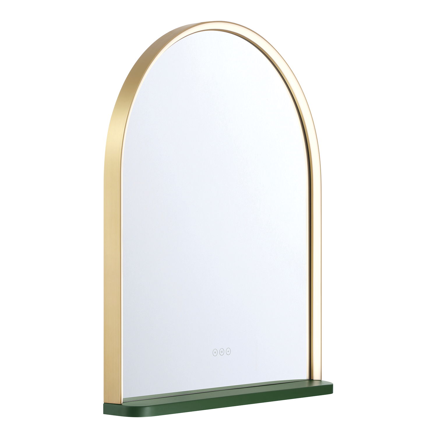 Eurofase Lighting Serin 30" Kombu Green Aluminum Glass Mirror Accessory