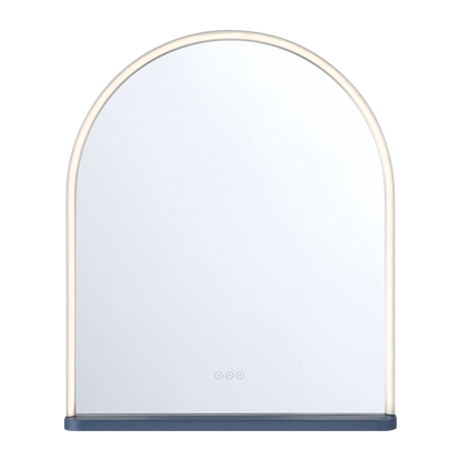 Eurofase Lighting Serin 30" Midnight Navy Aluminum Glass Mirror Accessory