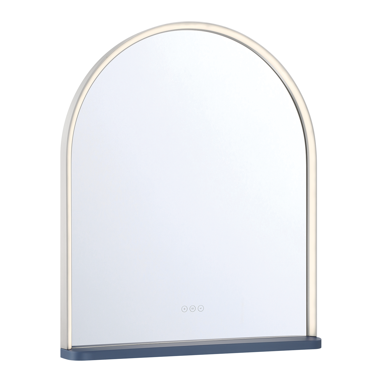 Eurofase Lighting Serin 30" Midnight Navy Aluminum Glass Mirror Accessory