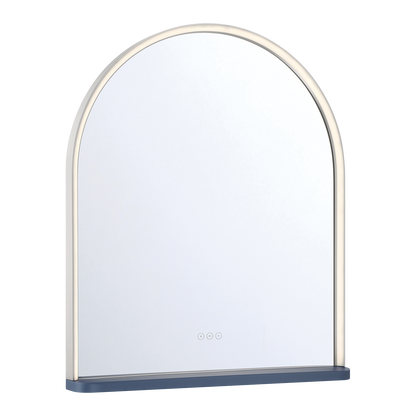 Eurofase Lighting Serin 30" Midnight Navy Aluminum Glass Mirror Accessory