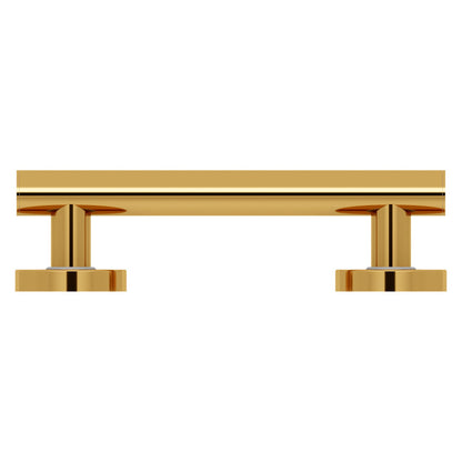 Evekare 12" Stainless Steel Concealed Mount Grab Bar With Integrated Toilet Roll Holder in Gold