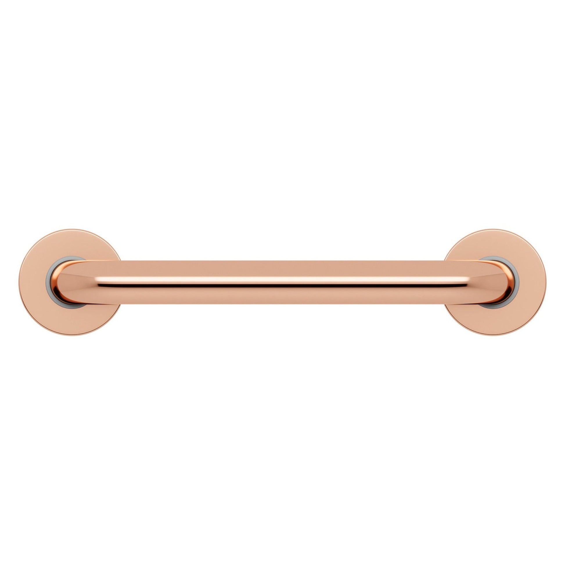 Evekare 12" x 1.25" Stainless Steel Concealed Mount Grab Bar in Rose Gold