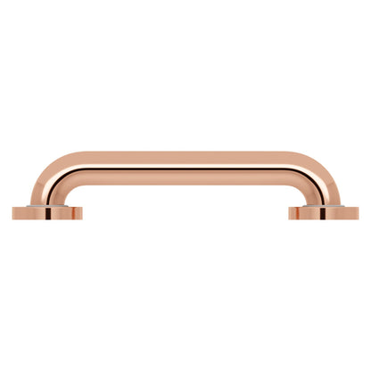 Evekare 12" x 1.5" Stainless Steel Concealed Mount Grab Bar in Rose Gold