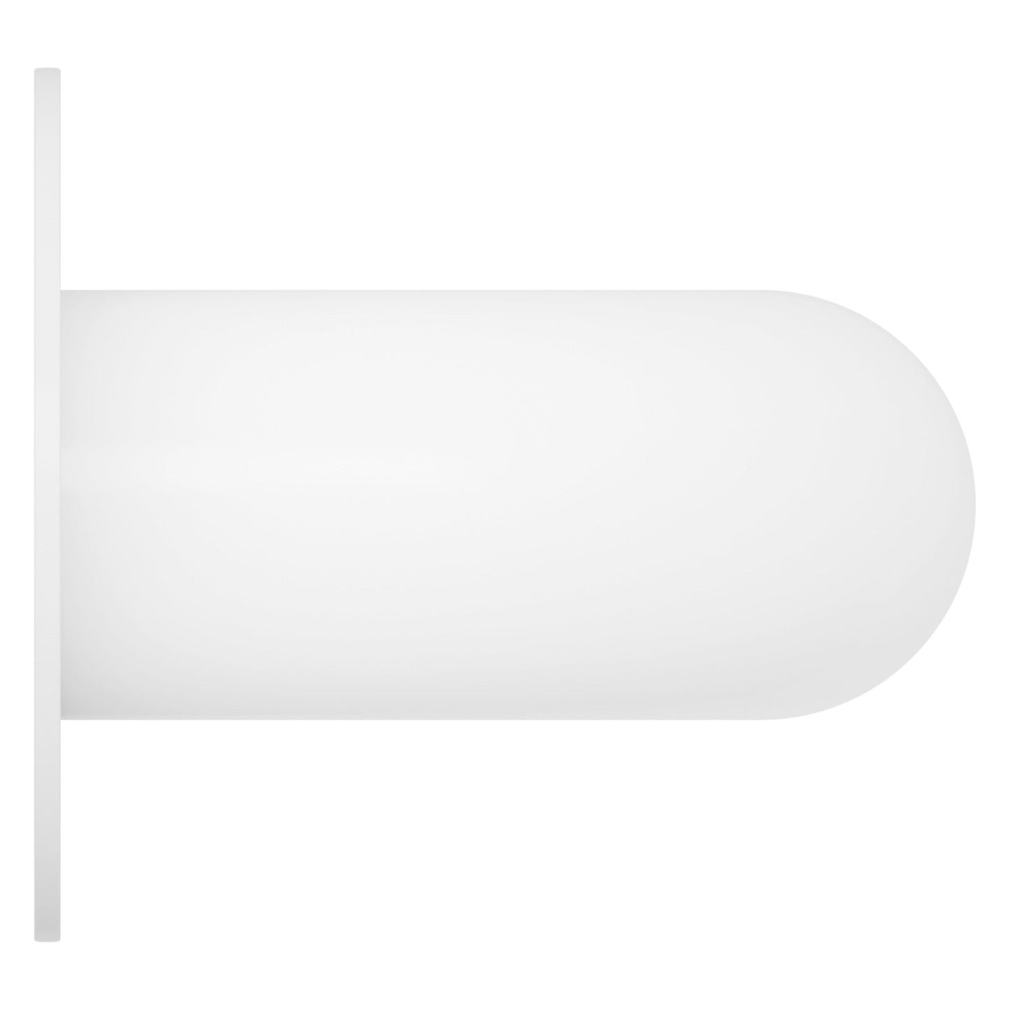 Evekare 18" White Exposed Mount Grab Bar
