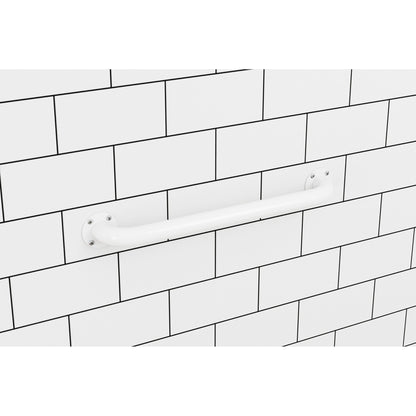 Evekare 18" White Exposed Mount Grab Bar