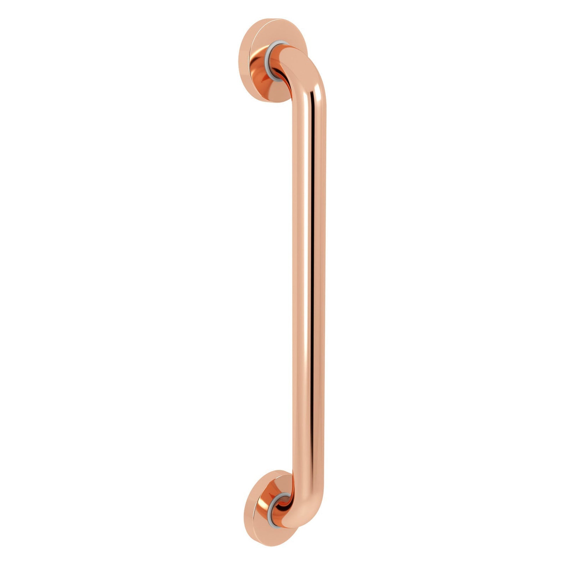 Evekare 18" x 1.25" Stainless Steel Concealed Mount Grab Bar in Rose Gold