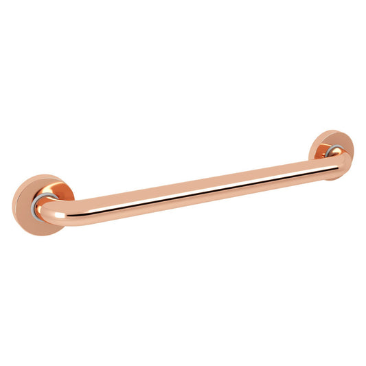 Evekare 18" x 1.25" Stainless Steel Concealed Mount Grab Bar in Rose Gold