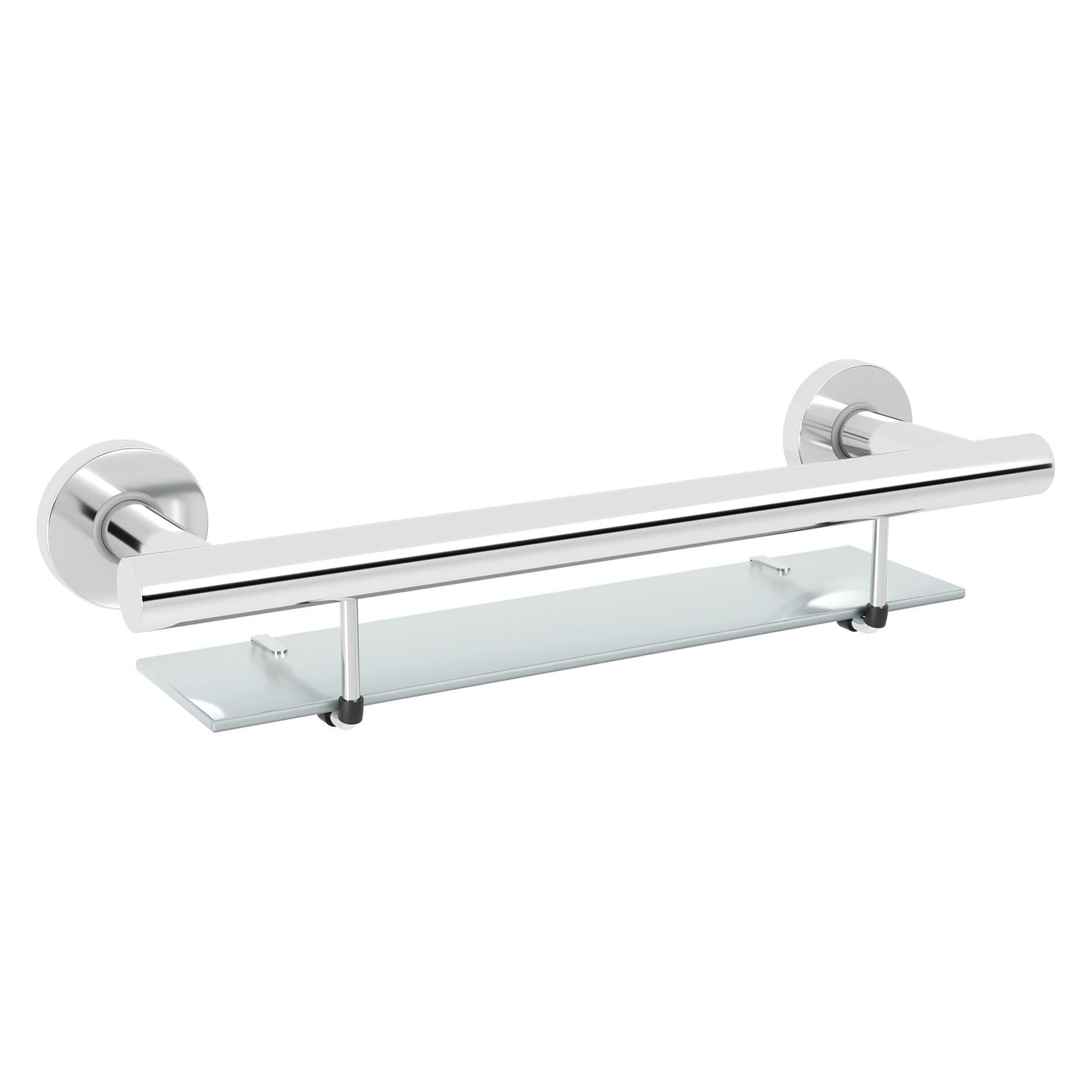Evekare 19 Polished Stainless Steel Concealed Mount Shower/Bath Grab – US  Bath Store