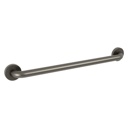 Evekare 24" x 1.25" Stainless Steel Concealed Mount Grab Bar in Gunmetal