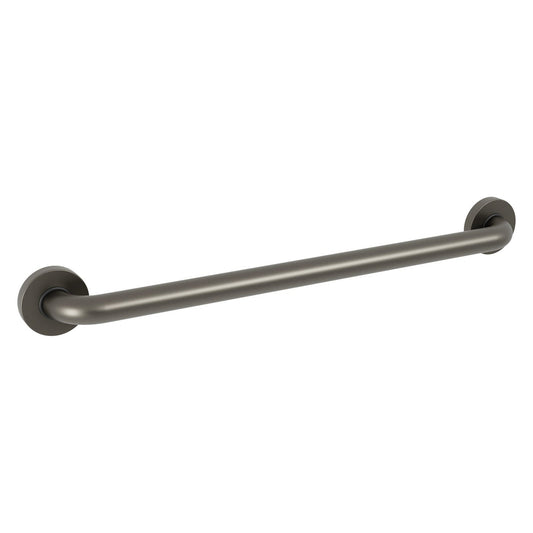 Evekare 24" x 1.25" Stainless Steel Concealed Mount Grab Bar in Gunmetal