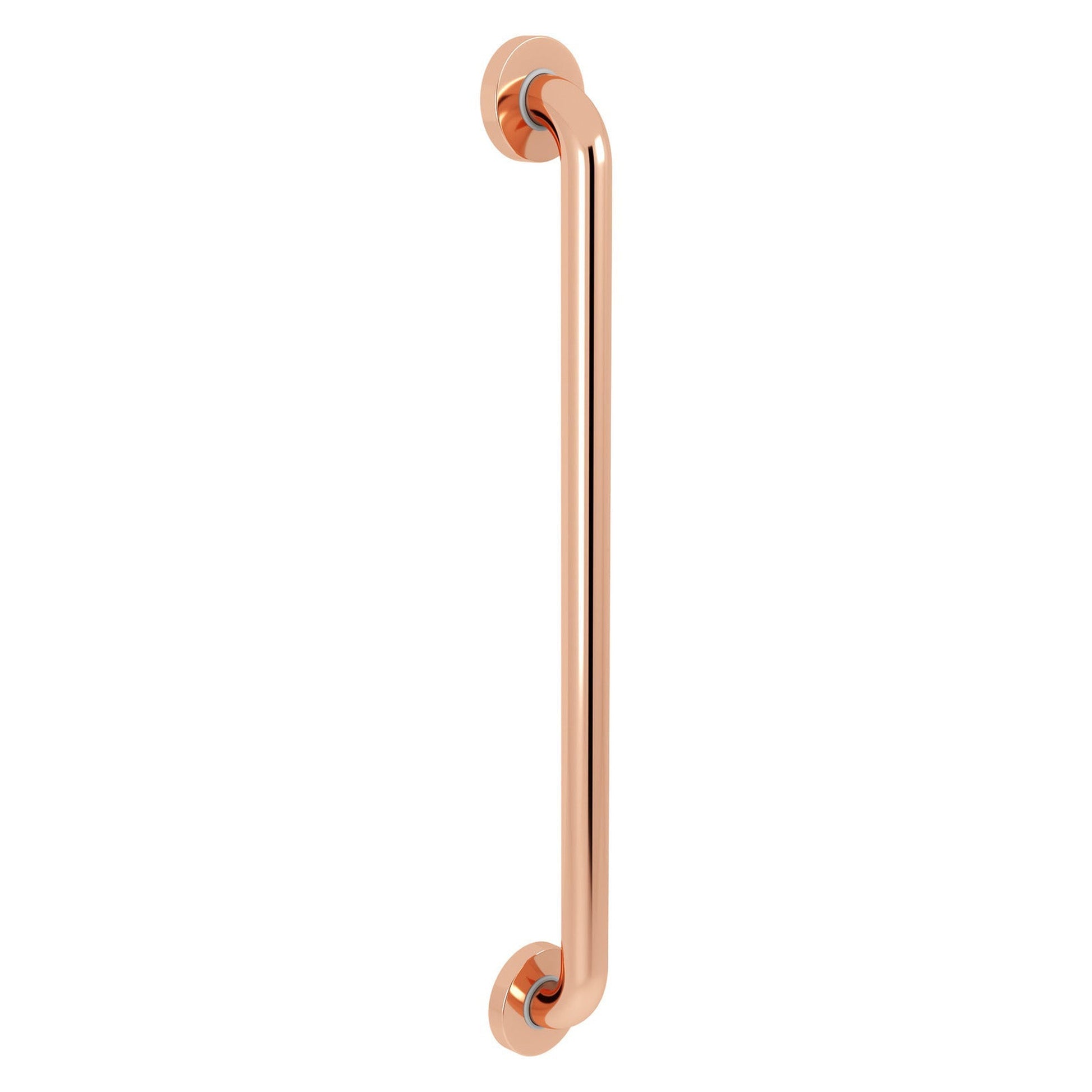 Evekare 24" x 1.25" Stainless Steel Concealed Mount Grab Bar in Rose Gold