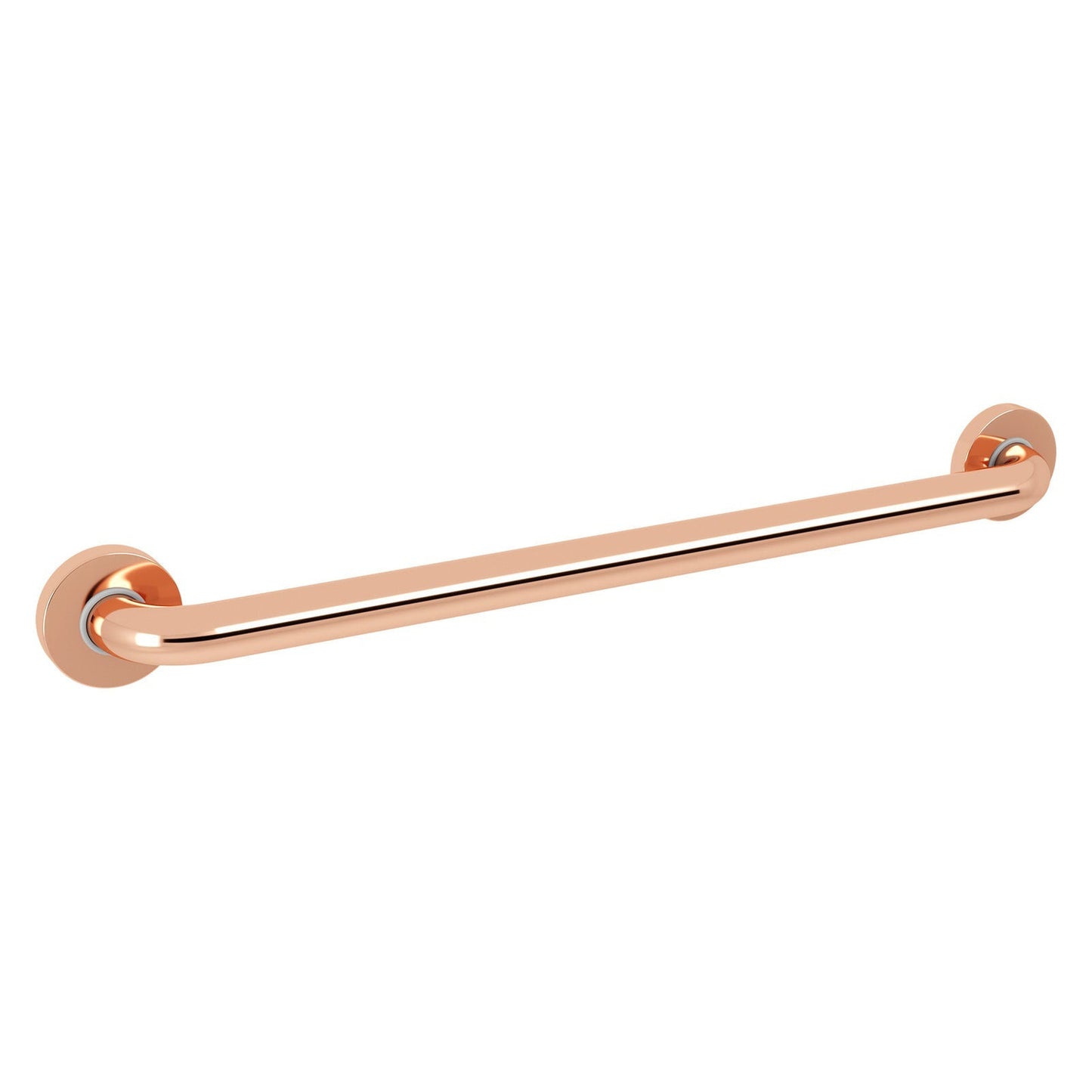 Evekare 24" x 1.25" Stainless Steel Concealed Mount Grab Bar in Rose Gold