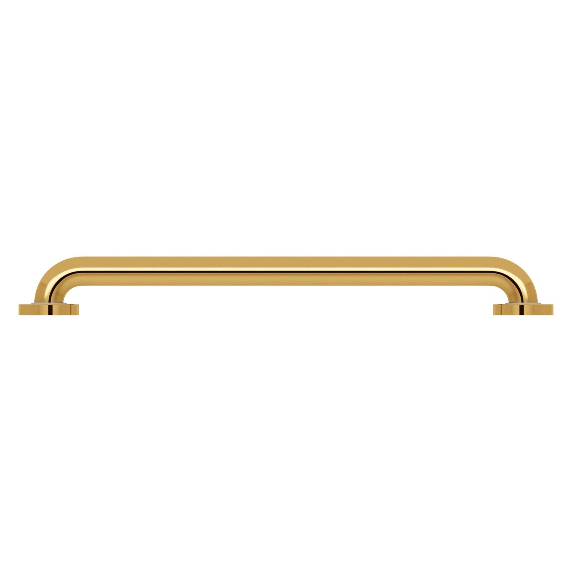 Evekare 24" x 1.5" Stainless Steel Concealed Mount Grab Bar in Gold