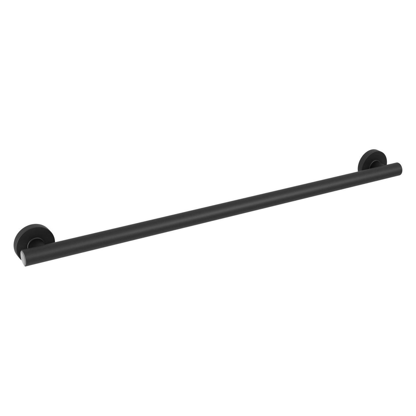 Evekare 36" x 1.25" Stainless Steel Concealed Mount Grab Bar With Integrated LED Night Light in Matte Black