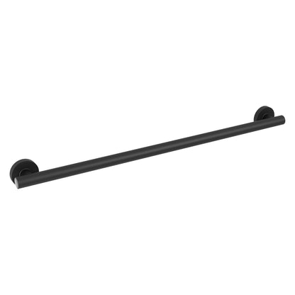 Evekare 36" x 1.25" Stainless Steel Concealed Mount Grab Bar With Integrated LED Night Light in Matte Black