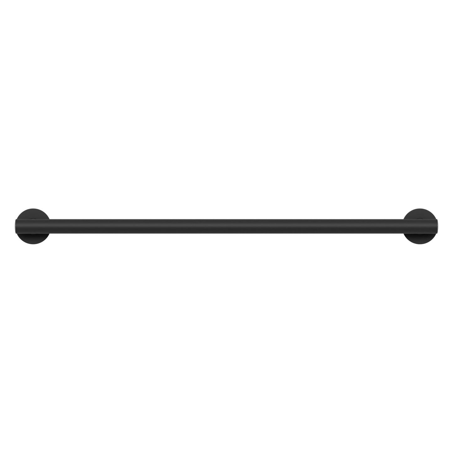 Evekare 36" x 1.25" Stainless Steel Concealed Mount Grab Bar With Integrated LED Night Light in Matte Black