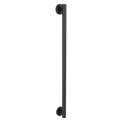 Evekare 36" x 1.25" Stainless Steel Concealed Mount Grab Bar With Integrated LED Night Light in Matte Black