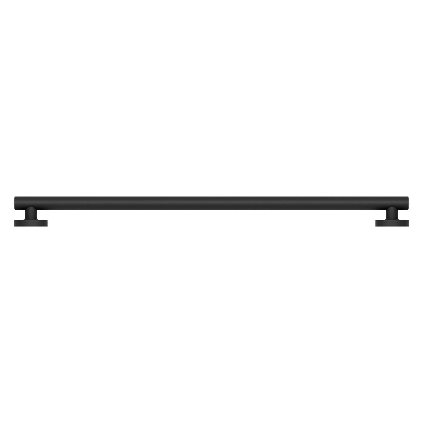 Evekare 36" x 1.25" Stainless Steel Concealed Mount Grab Bar With Integrated LED Night Light in Matte Black