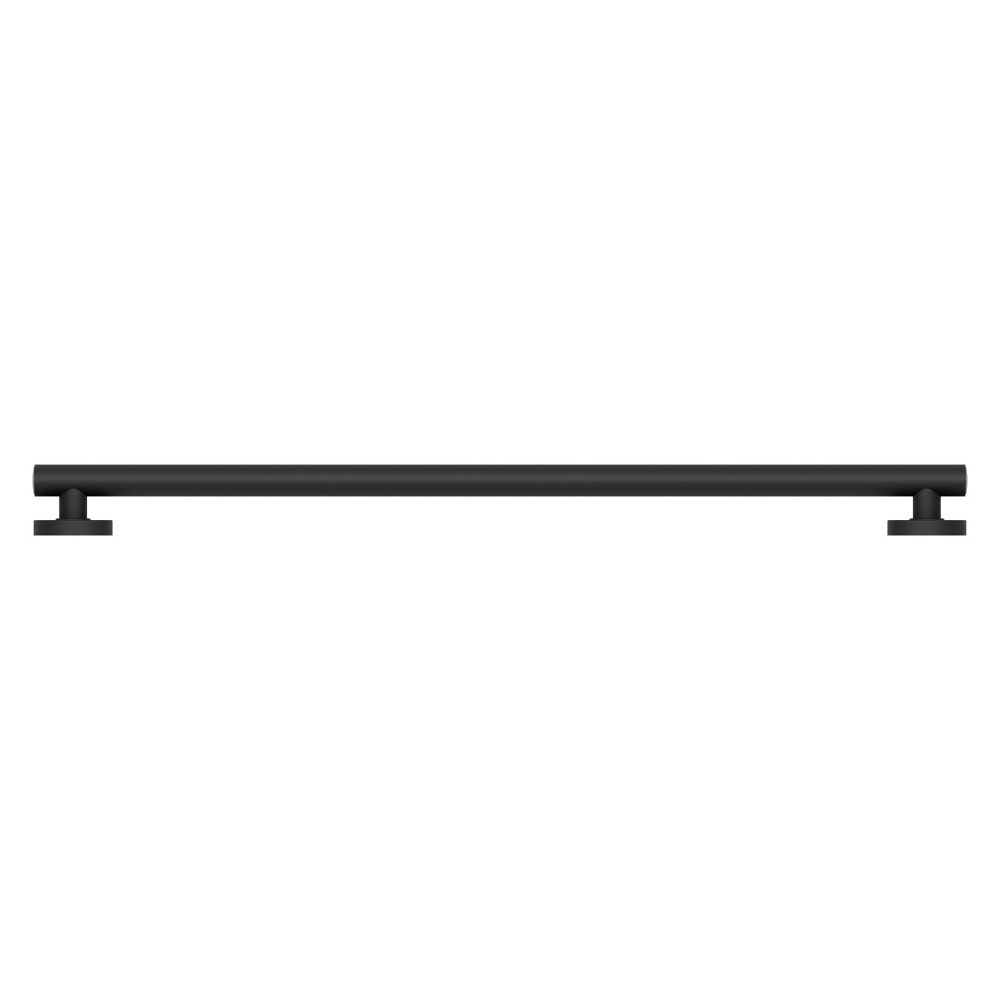 Evekare 36" x 1.25" Stainless Steel Concealed Mount Grab Bar With Integrated LED Night Light in Matte Black