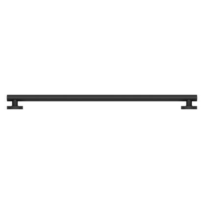 Evekare 36" x 1.25" Stainless Steel Concealed Mount Grab Bar With Integrated LED Night Light in Matte Black