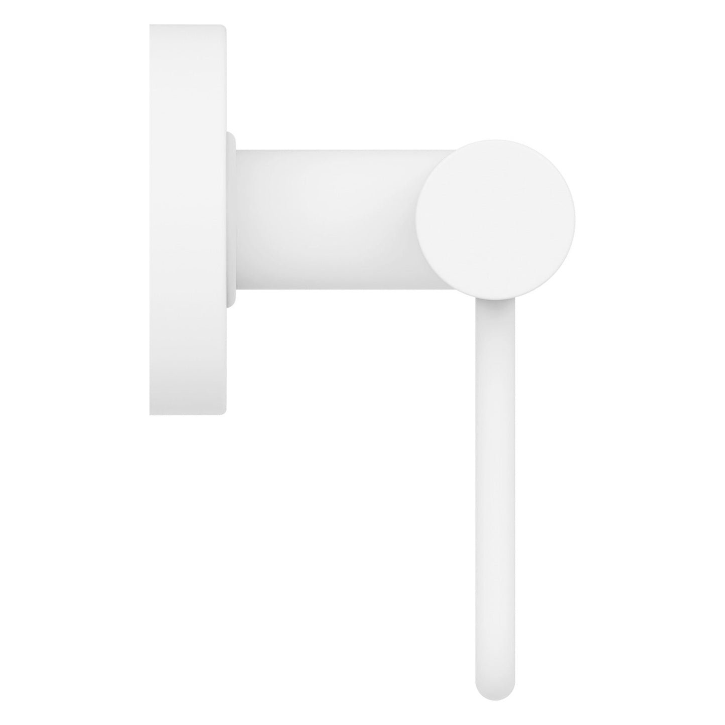 Evekare 36" x 1.25" Stainless Steel Concealed Mount Grab Bar With Integrated Towel Holder in White