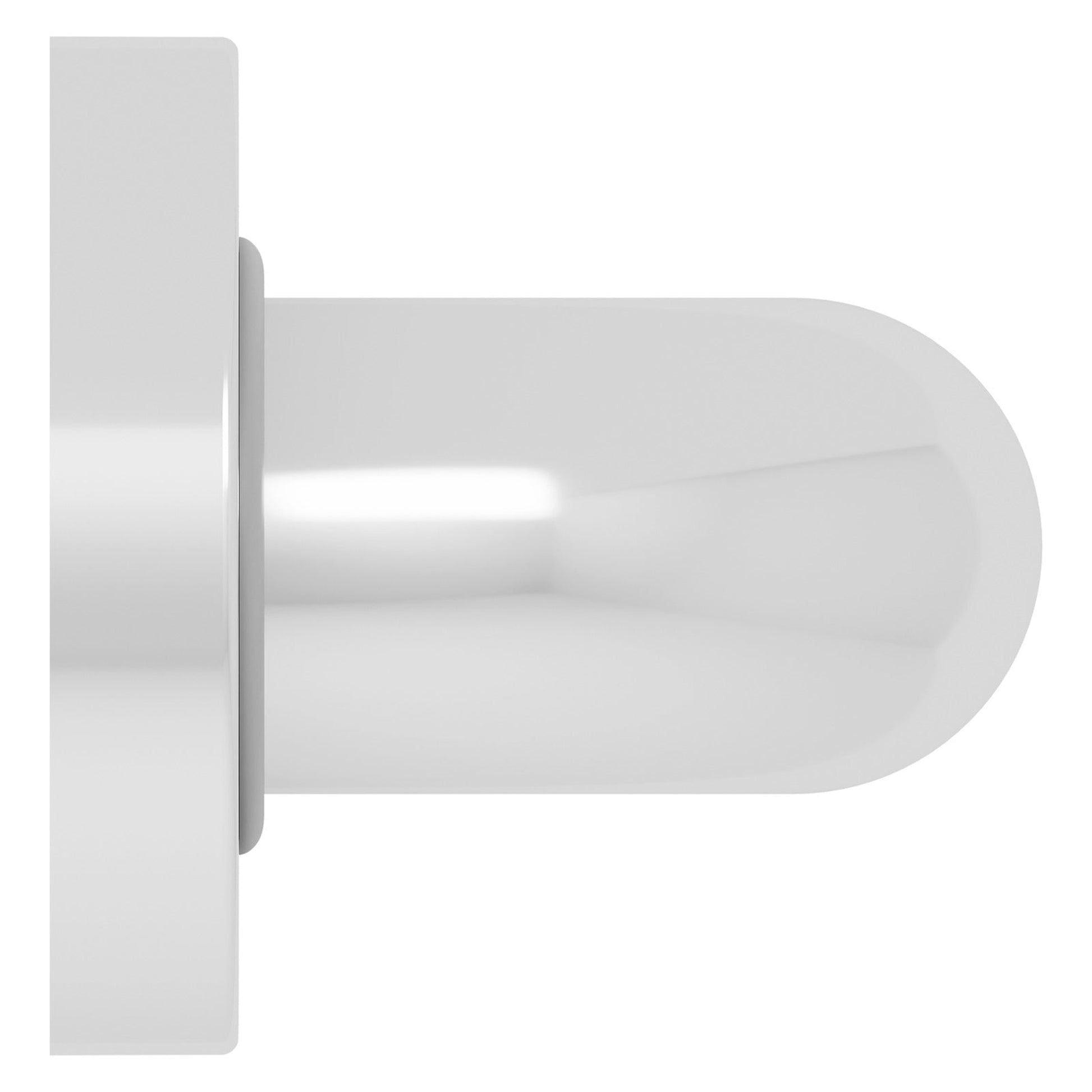 Evekare 8" x 1.5" Knurled Stainless Steel Concealed Mount Grab Bar