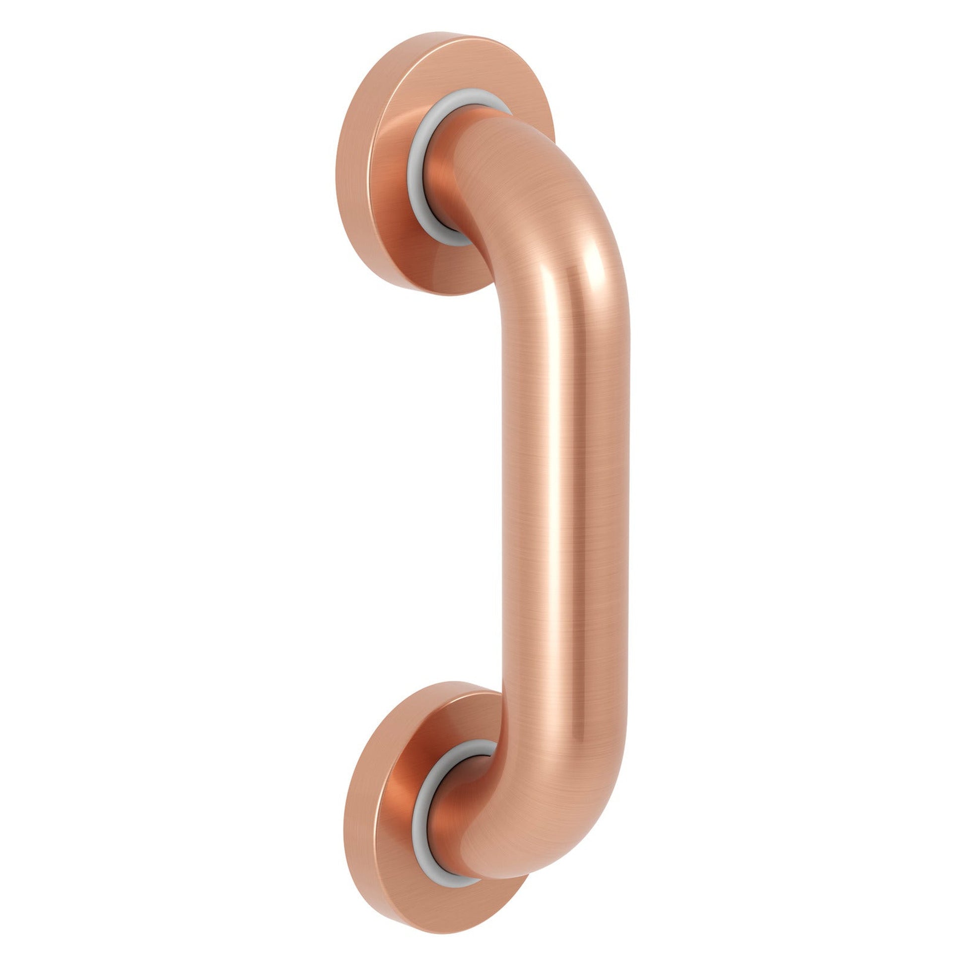 Evekare 8" x 1.5" Stainless Steel Concealed Mount Grab Bar in Brushed Rose Gold