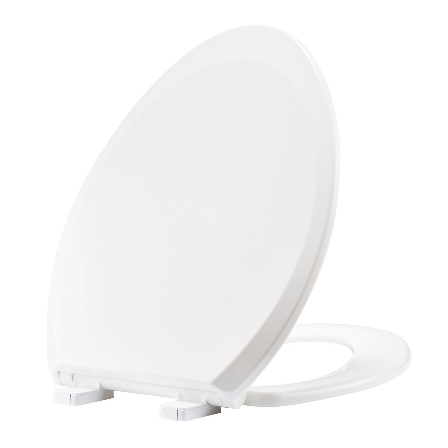 Evekare Night Glow Toilet Seat Soft Closing, Elongated with Blue Glow