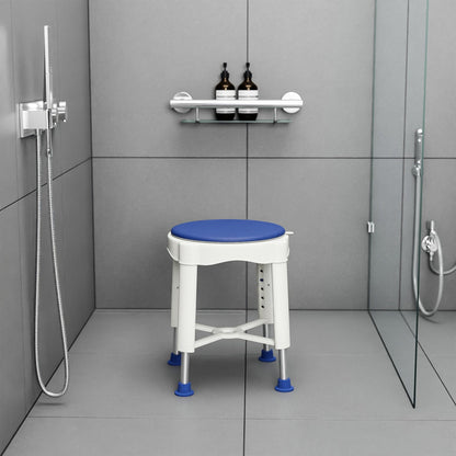 Evekare Rotating Bath Stool With Tray