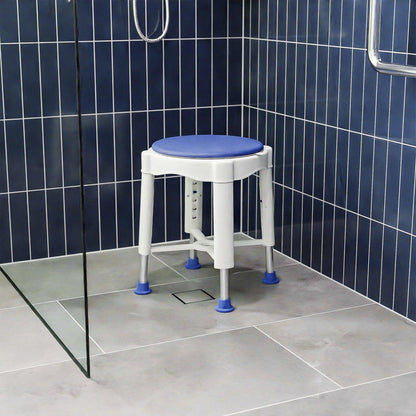 Evekare Rotating Bath Stool With Tray