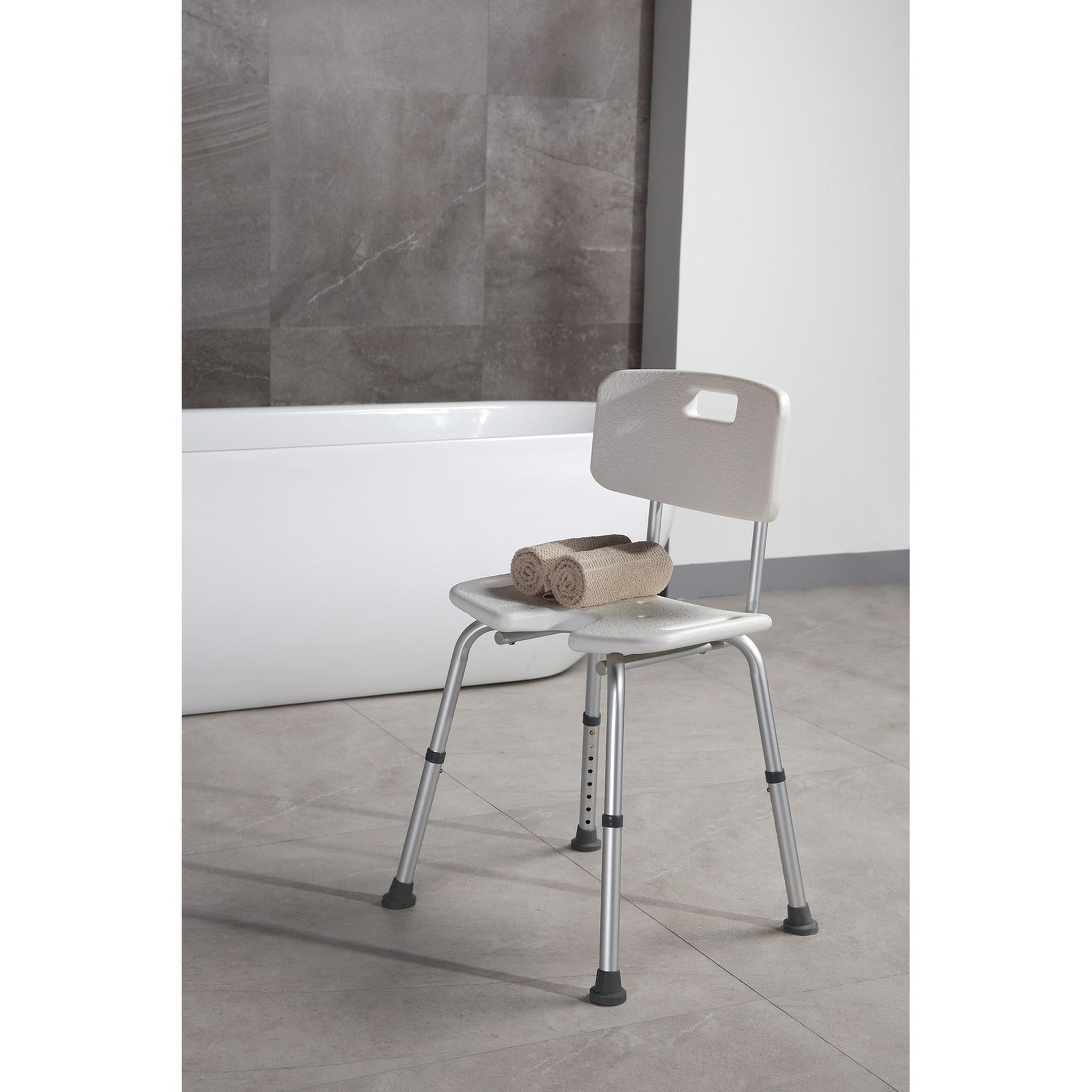 Shower chair best sale with cut out